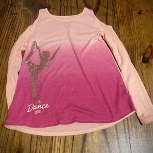 Girls Justice cold shoulder long sleeve
